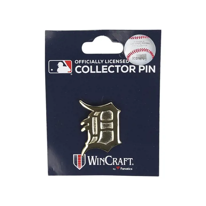 Épingle à logo doré des Detroit Tigers