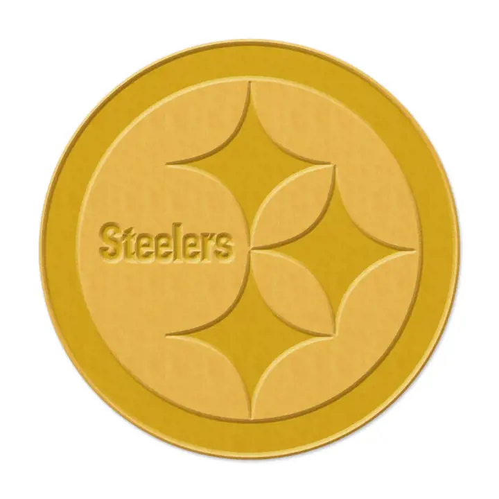 Épingle à logo doré des Steelers de Pittsburgh