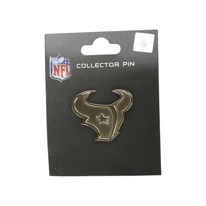 Épingle de logo doré des Houston Texans