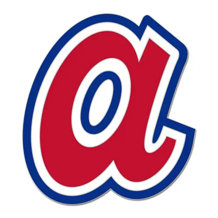 Épingle du logo des Braves d'Atlanta Cooperstown