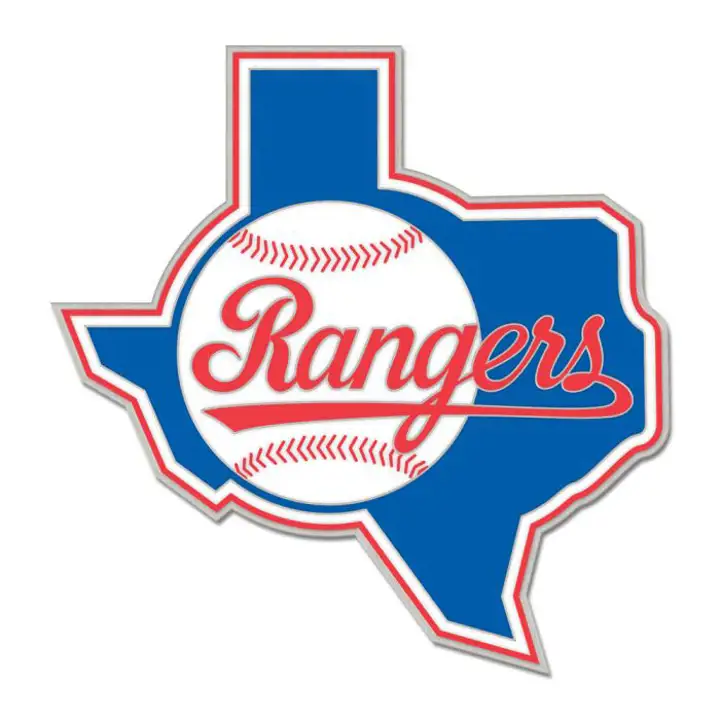 Épingle à logo Cooperstown des Rangers du Texas