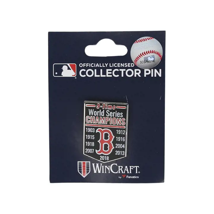 Épingle de drapeau des Champions des Red Sox de Boston