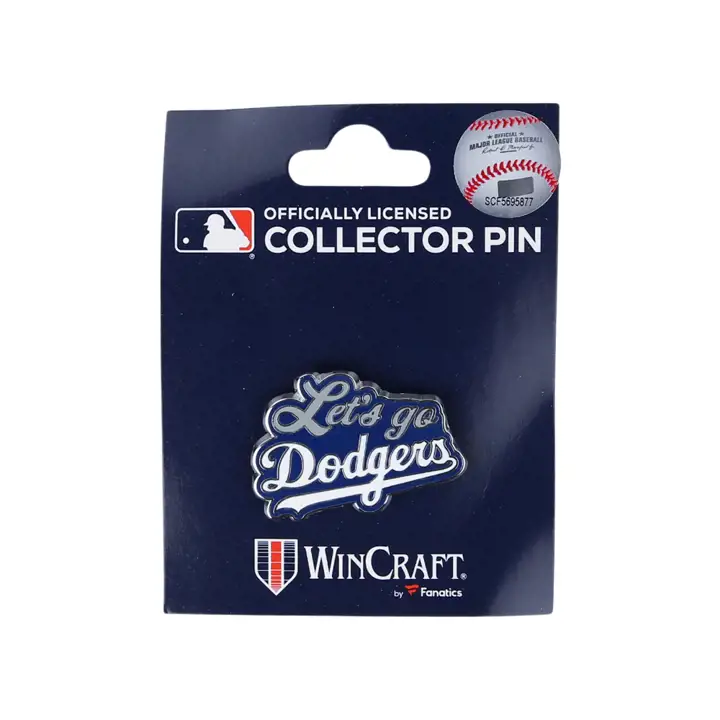 Épingle à slogan des Dodgers de Los Angeles ast