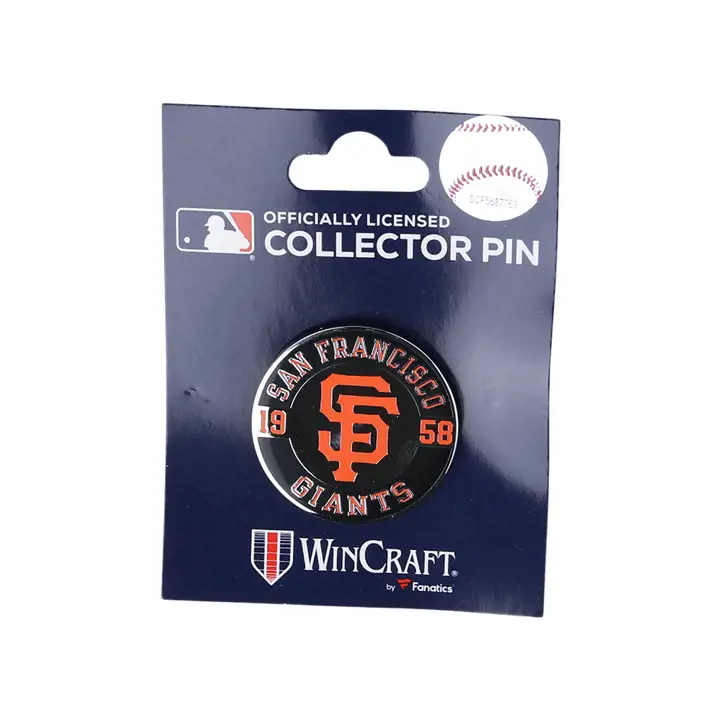 Épingle avec le slogan des Giants de San Francisco
