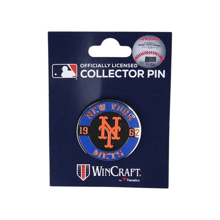 Épingle de slogan des Mets de New York ast
