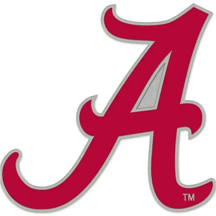 Épingle à l'effigie du logo de l'équipe Crimson Tide de l'Alabama