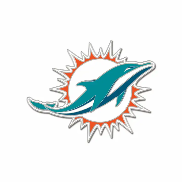 Épingle à logo de l'équipe des Miami Dolphins