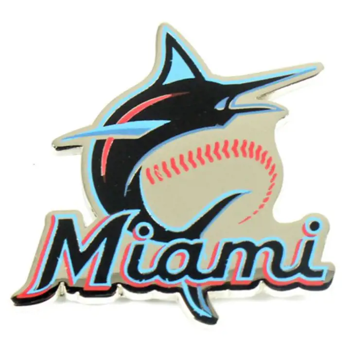 Épingle à logo de l'équipe des Miami Marlins