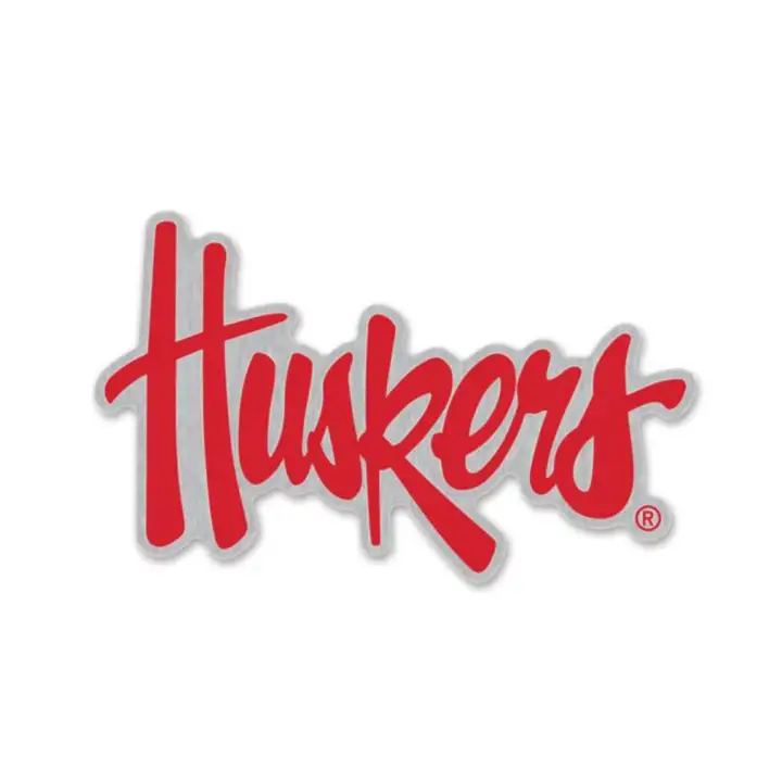 Épingle à l'effigie du logo des Cornhuskers du Nebraska