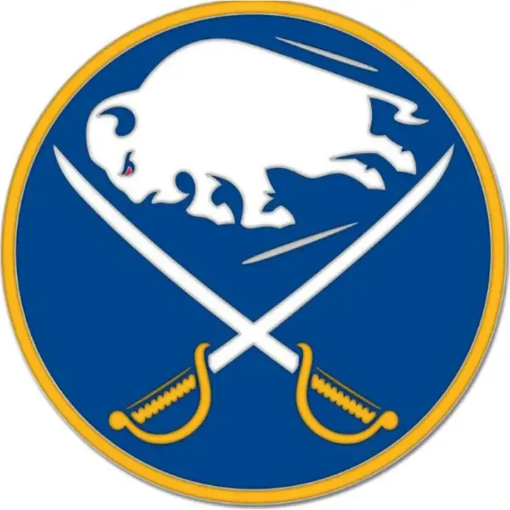 Épingle à l'effigie du logo des Sabres de Buffalo