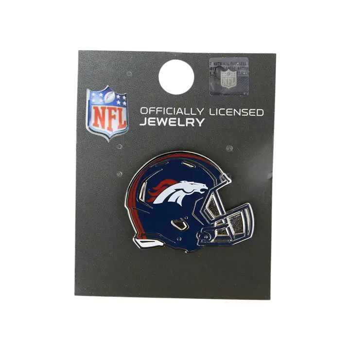 Épingles de casque des Broncos de Denver