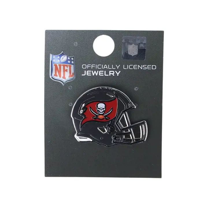 Épinglettes pour casque des Buccaneers de Tampa Bay