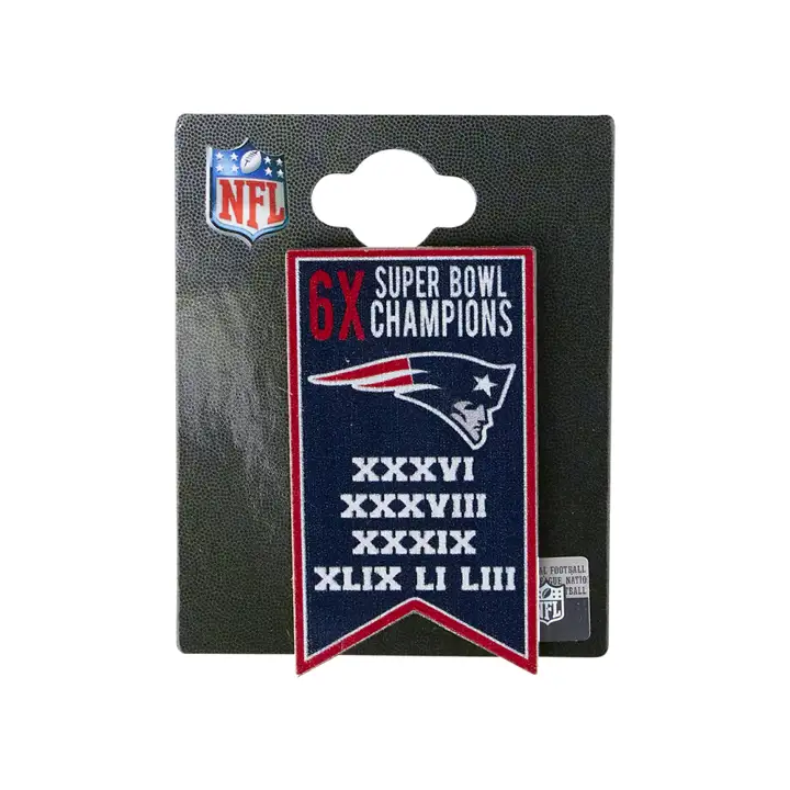 Épinglette de bannières de championnat des Patriots