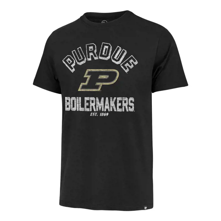T-shirt Purdue Boilermakers NCAA Rétrograde Franklin BLK