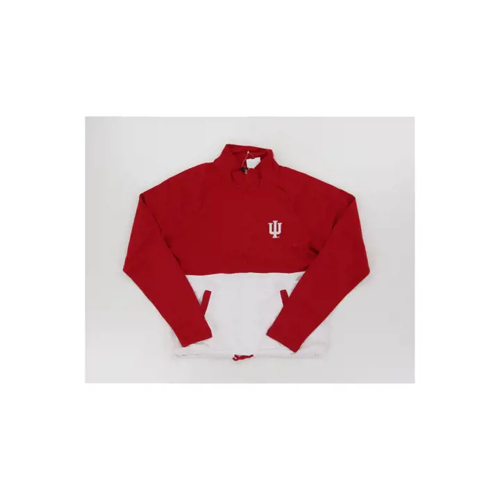 Indiana Hoosiers NCAA Femme Harbor 1/4 Zip CRIM/WHT