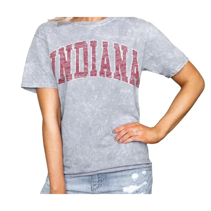 T-shirt Indiana Hoosiers NCAA Women's Kickoff GRY