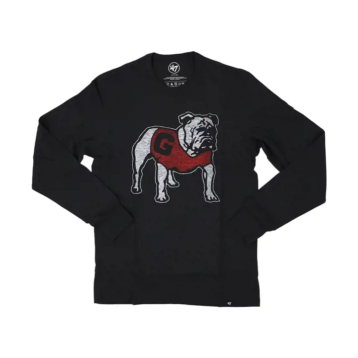 T-shirt Franklin NCAA Premier manches longues Bulldogs de la Géorgie - Noir