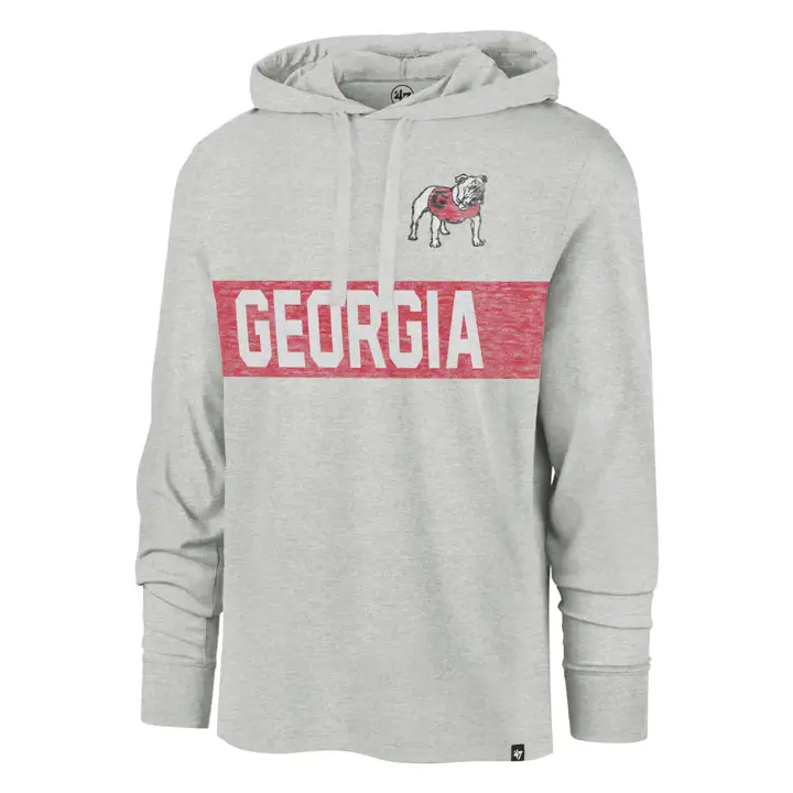 Sweat à capuche d'identité universitaire NCAA Georgia Bulldogs GRIS