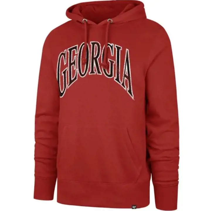Sweat à capuche NCAA Big Arch Headline Georgia Bulldogs ROUGE
