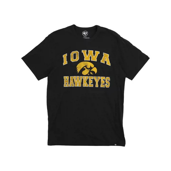 T-shirt Union Arch Franklin des Hawkeyes de l'Iowa NCAA BLK