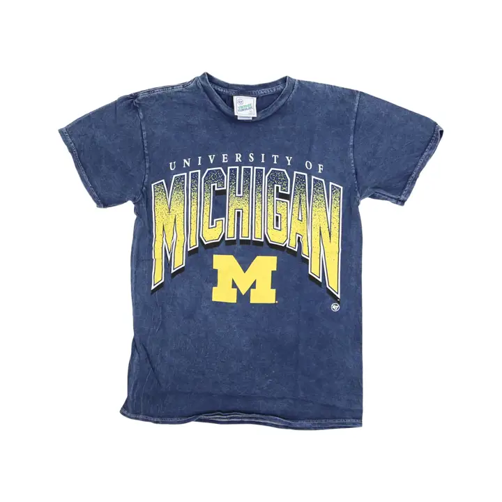 T-shirt tubulaire Michigan Wolverines NCAA Sterling Rocker BLEU
