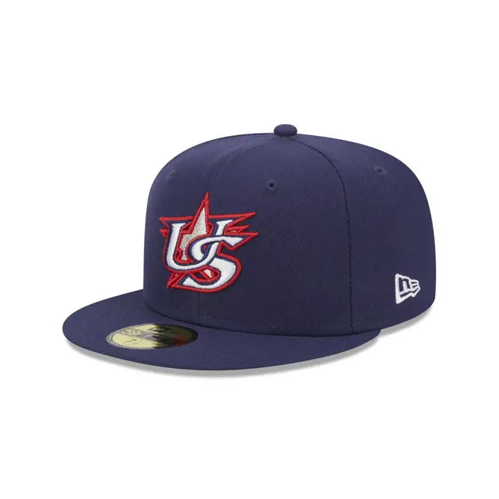 CASQUETTE USA BASEBALL 2023 WORLD BASEBALL CLASSIC 59FIFTY BLEU MARINE