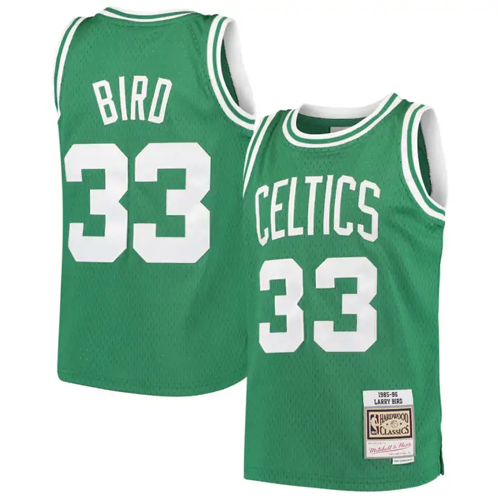 CELTICS NBA M&N YTH SWINGMAN JRSY AUS Larry Bird VRT