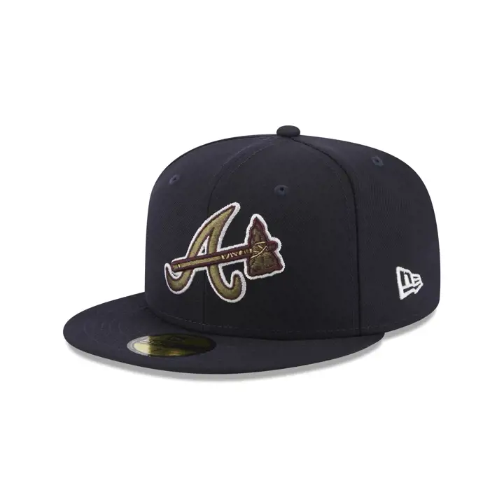 ATLANTA BRAVES 5950 BOTANICAL NAVY