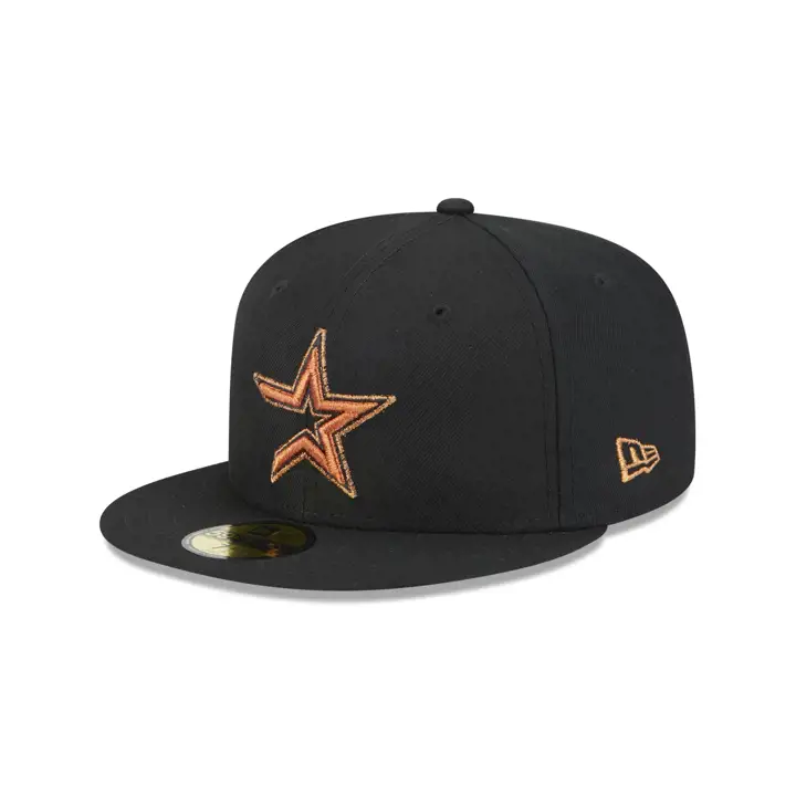 HOUSTON ASTROS 5950 METALLICPOP NOIR/ORANGE