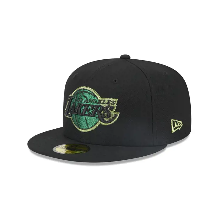 LOS ANGELES LAKERS 5950 METALLICPOP BLK/GRN