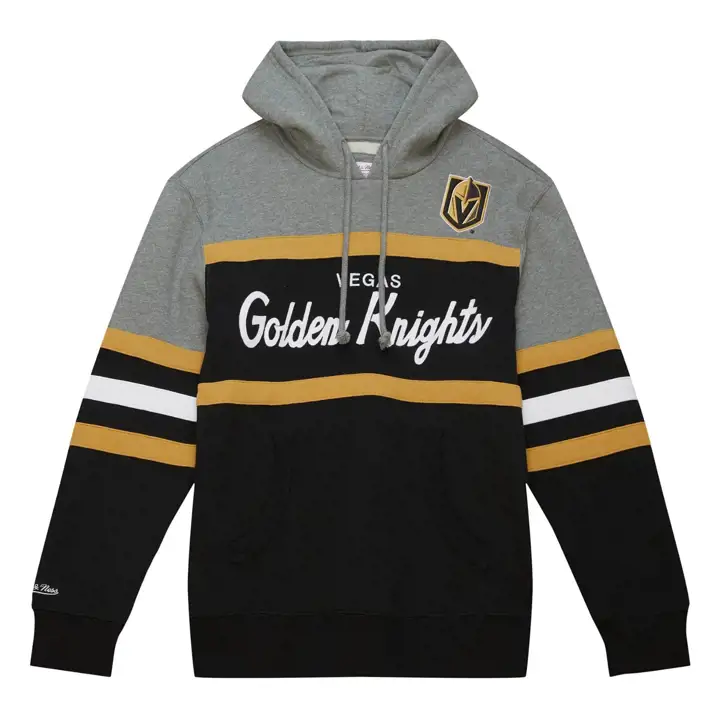 Vegas Golden Knights NHL M&N Sweat à capuche Headcoach gris/noir