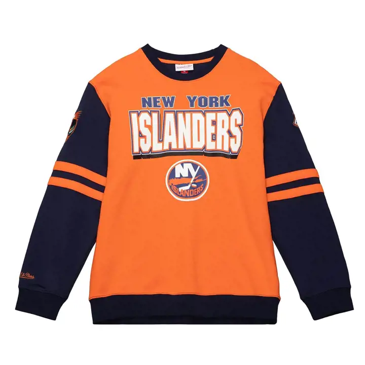 New York Islanders LNH M&N All Over Crew orange/marine
