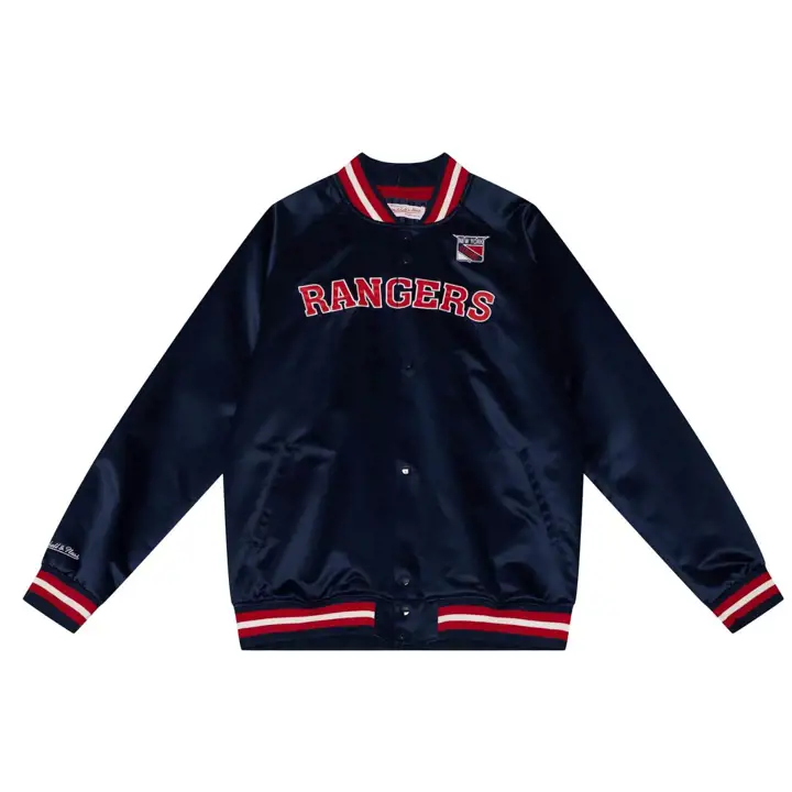 Veste en satin légère New York Rangers NHL M&N marine