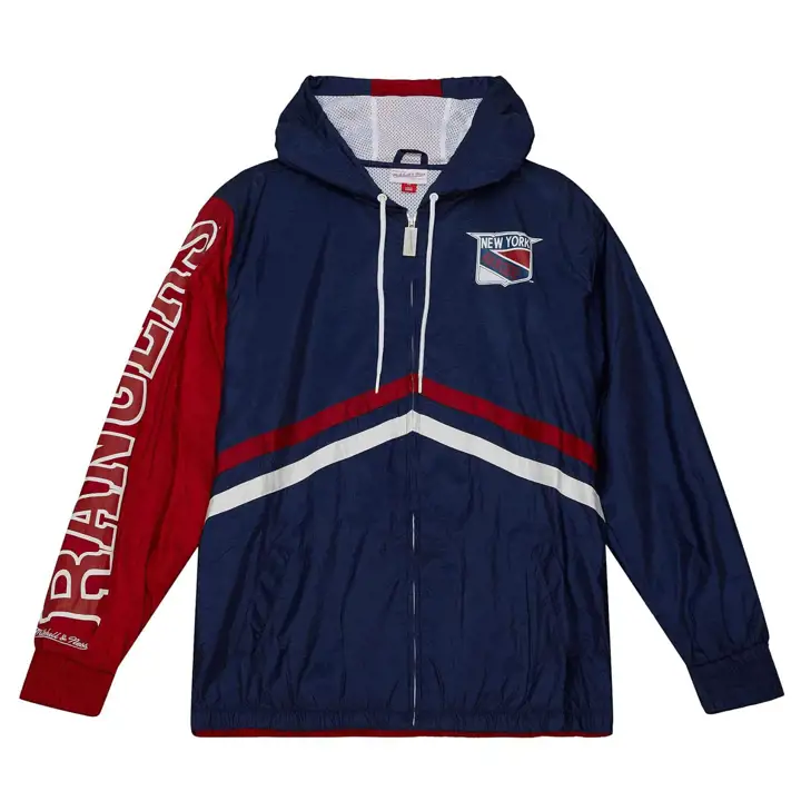 Coupe-vent New York Rangers NHL M&N Undeniable bleu marine