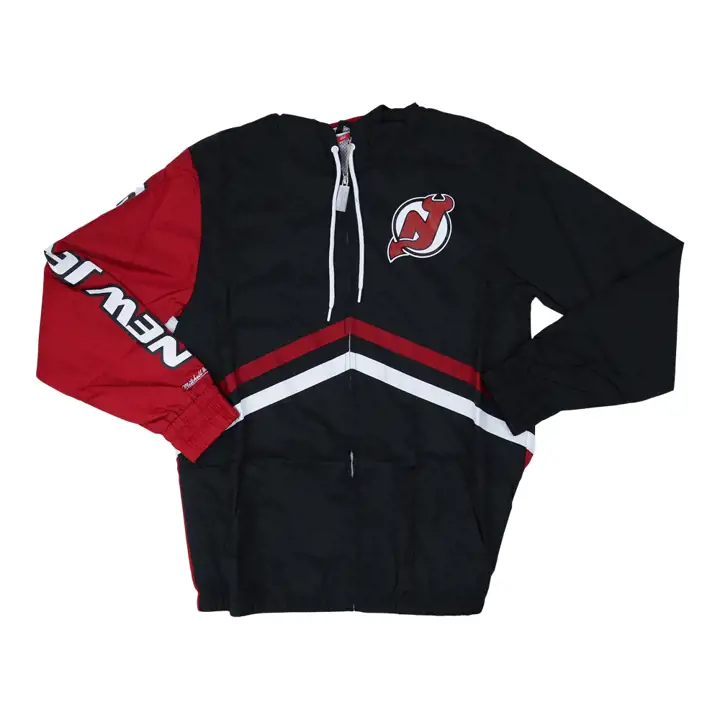 Coupe-vent M&N Undeniable des New Jersey Devils de la LNH, noir