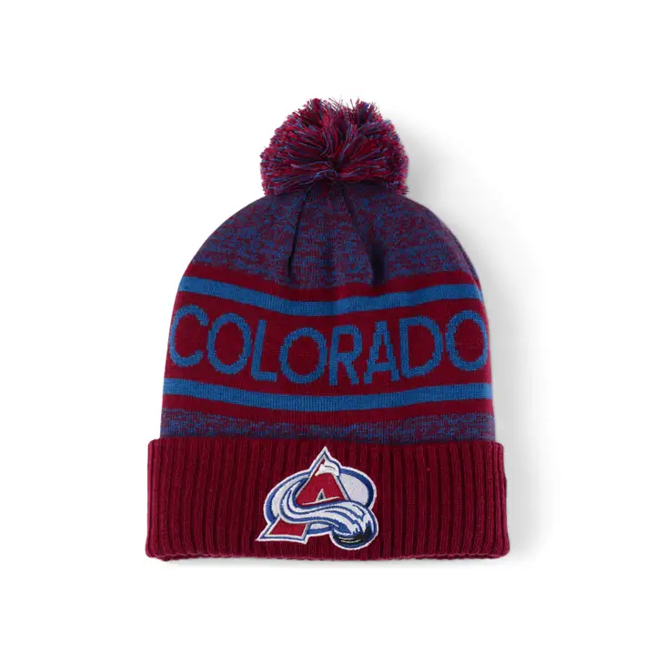 COLORADO AVALANCHE 23 NHL AP Bonnet à pompon en tricot MAR