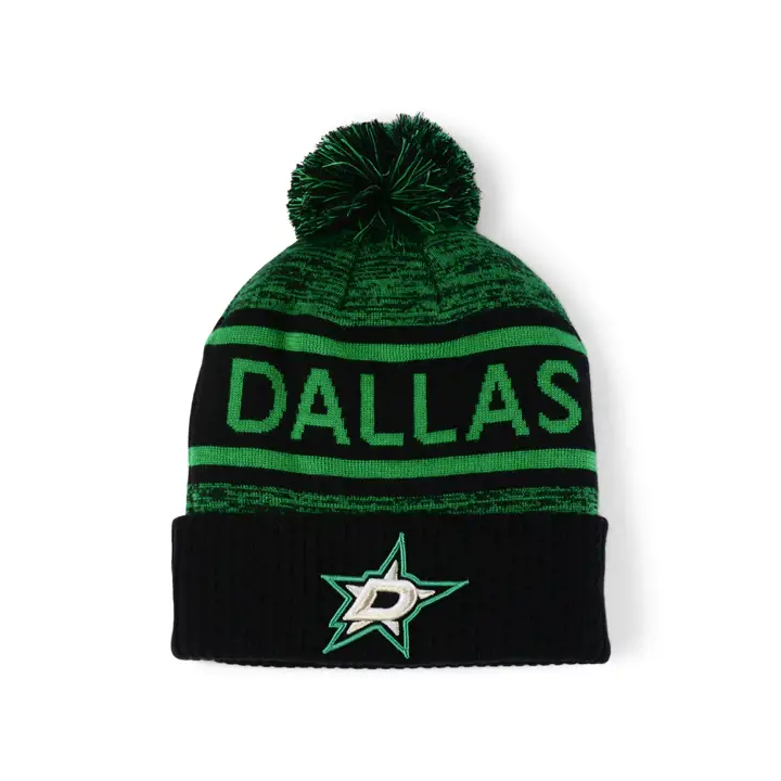 BONNET À POMPON EN TRICOT DALLAS STARS 23 NHL AP NOIR
