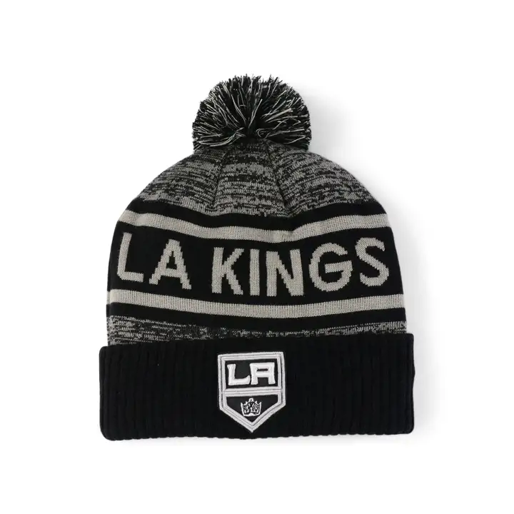 LOS ANGELES KINGS 23 NHL AP Bonnet à Pompon avec Revers Noir