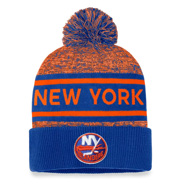 NEW YORK ISLANDERS 23 NHL AP Bonnet à Pompon avec Revers RBL
