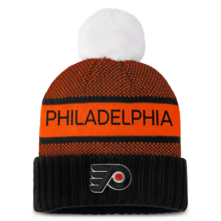 BONNET À POMPON FEMME PHILADELPHIA FLYERS 23 LNH NOIR