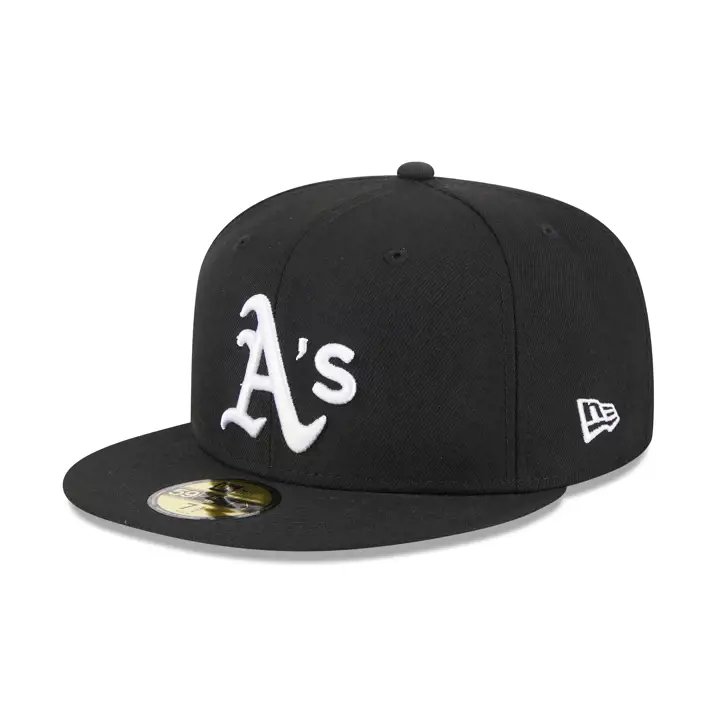 OAKLAND ATHLETICS 5950 SIDEPATCHBW BLK