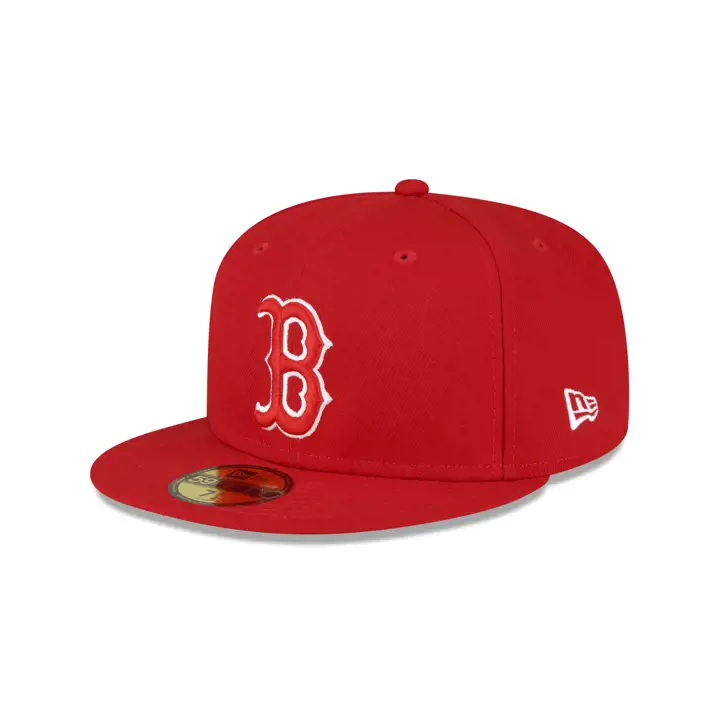 BOSTON RED SOX 5950 SIDEPATCHSCA ÉCARLATE