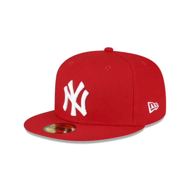 NEW YORK YANKEES 5950 SIDEPATCHSCA ÉCARLATE