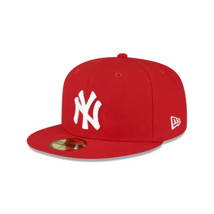 NEW YORK YANKEES 5950 SIDEPATCHSCA ÉCARLATE 1