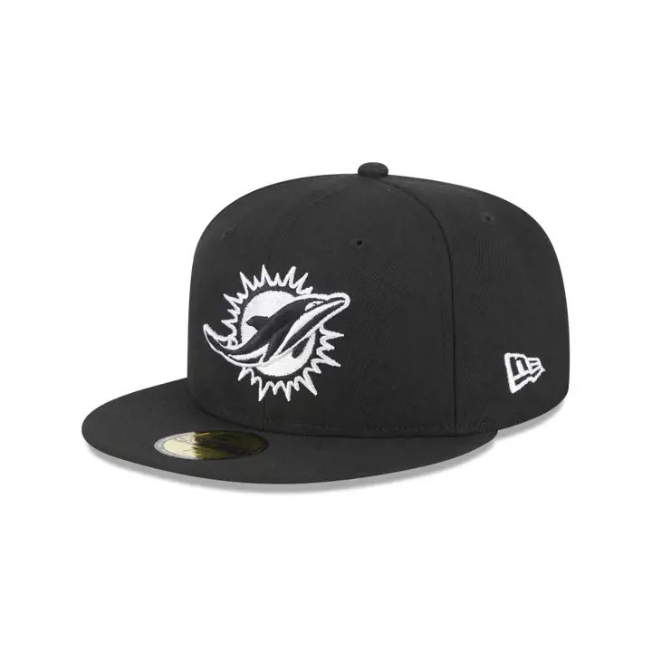 MIAMI DOLPHINS 5950 SIDEPATCHBW NOIR