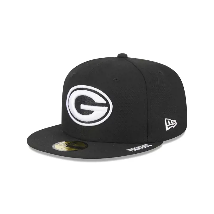 GREEN BAY PACKERS 5950 SIDEPATCHBW BLK