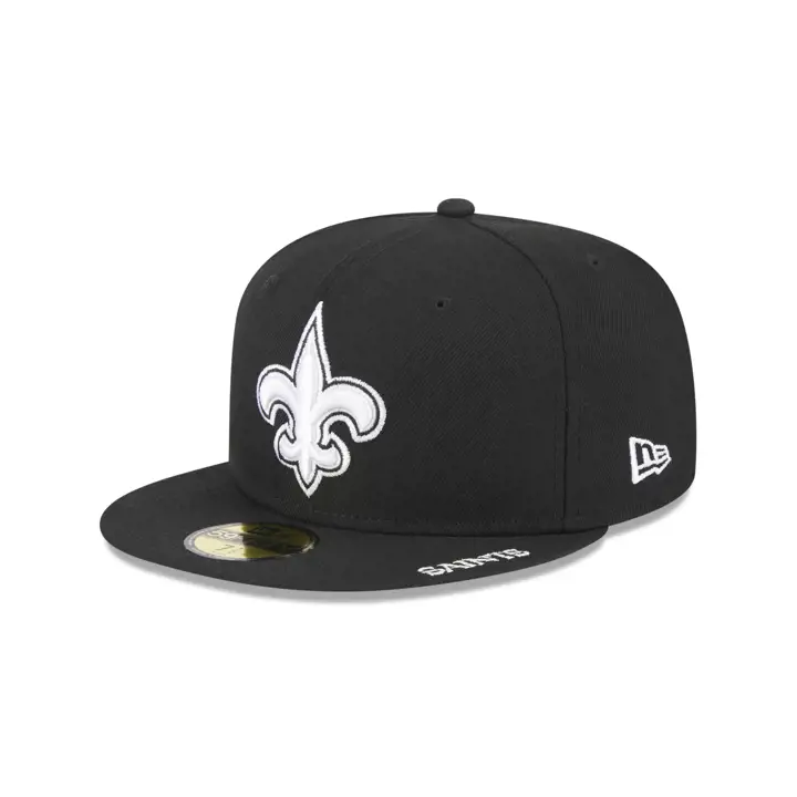 NEW ORLEANS SAINTS 5950 SIDEPATCHBW NOIR