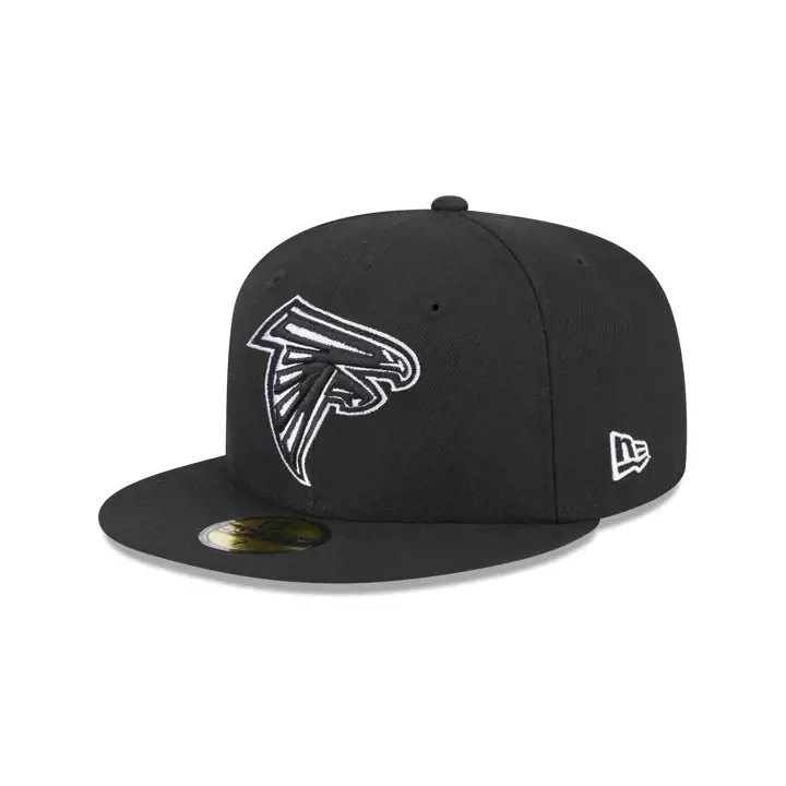 ATLANTA FALCONS 5950 SIDEPATCHBW NOIR