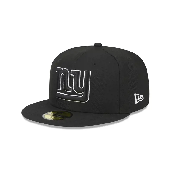 NEW YORK GIANTS 5950 SIDEPATCHBW BLK