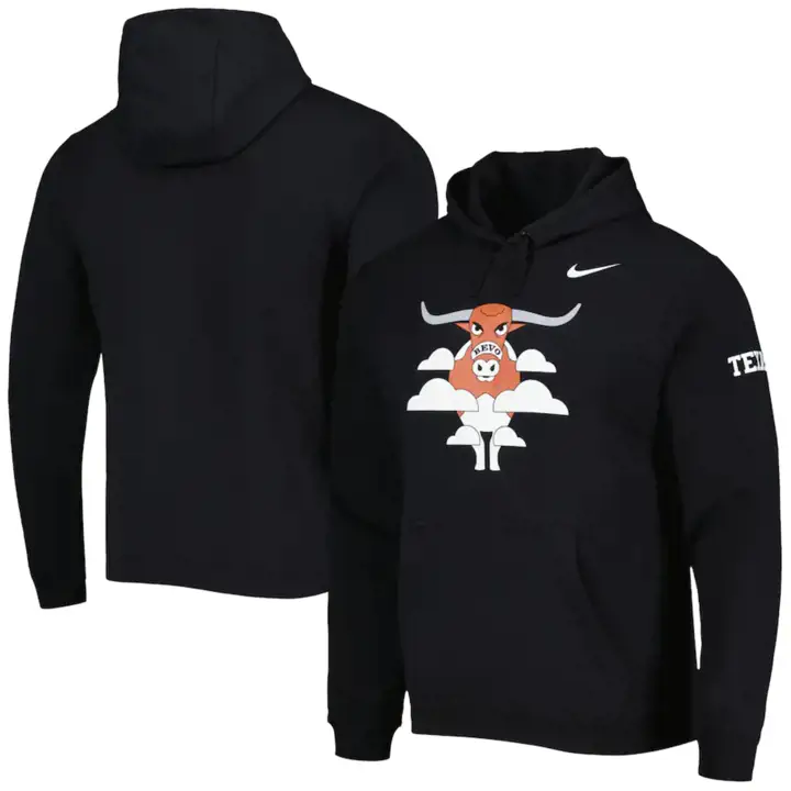Texas Longhorns M NK HOODY TRADITIONS QS BLK